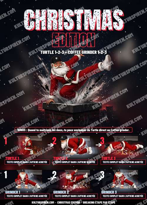 Poster di Natale – Christmas Edition 50×70 stampato – anteprima, testo in Français