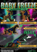 Baby freeze plakat Afrika – 4 steg (forhåndsvisning)