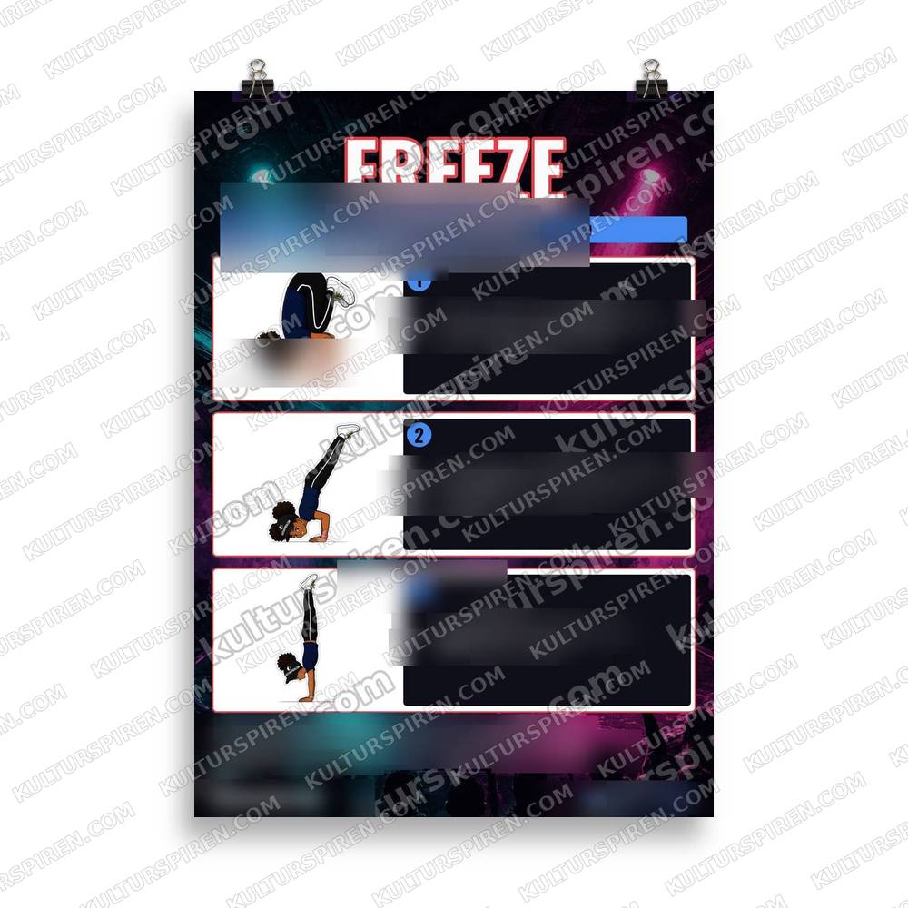 Plakat Amerika – Freeze 50x70 – plakat på vegg