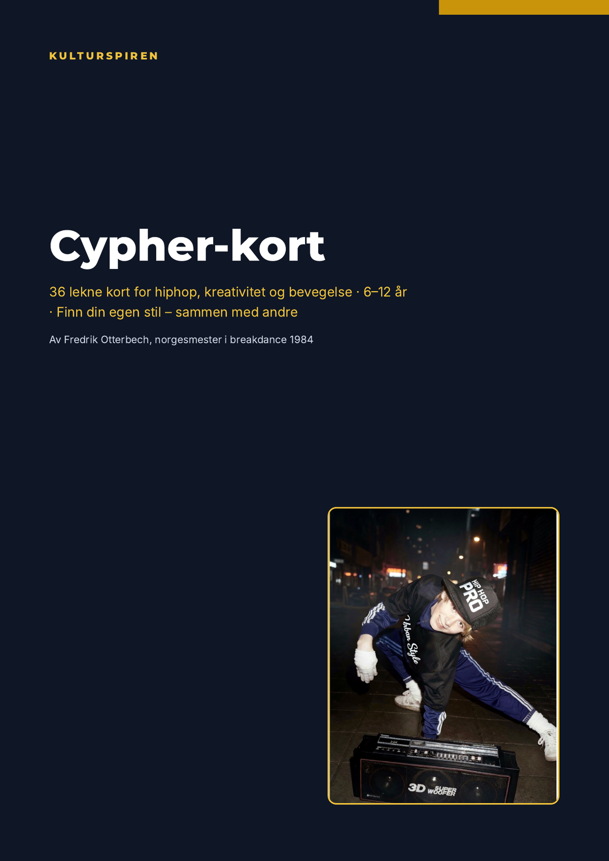 Cypher-kort fra Kulturspiren – forside med Fredrik Otterbech