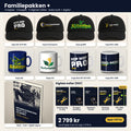 Familiepakken + – 4 kapser, 4 kopper, 5 digitale hefter og boka trykt + digital