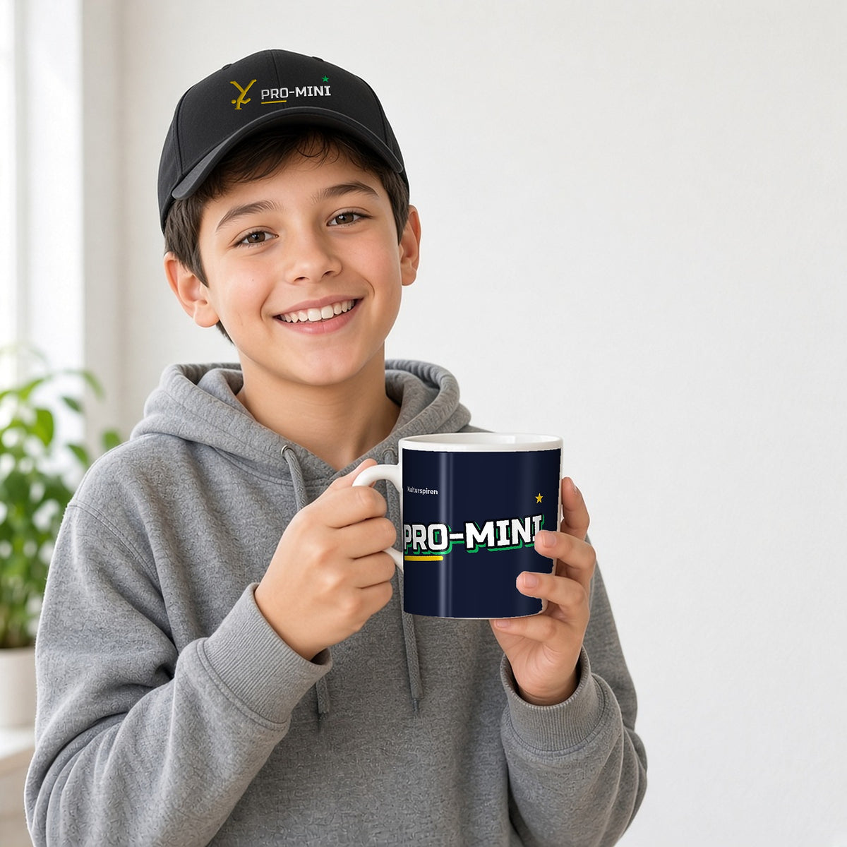 PRO-MINI-kopp og kaps i bruk