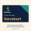 Gavekort fra Kulturspiren – gjelder hele butikken