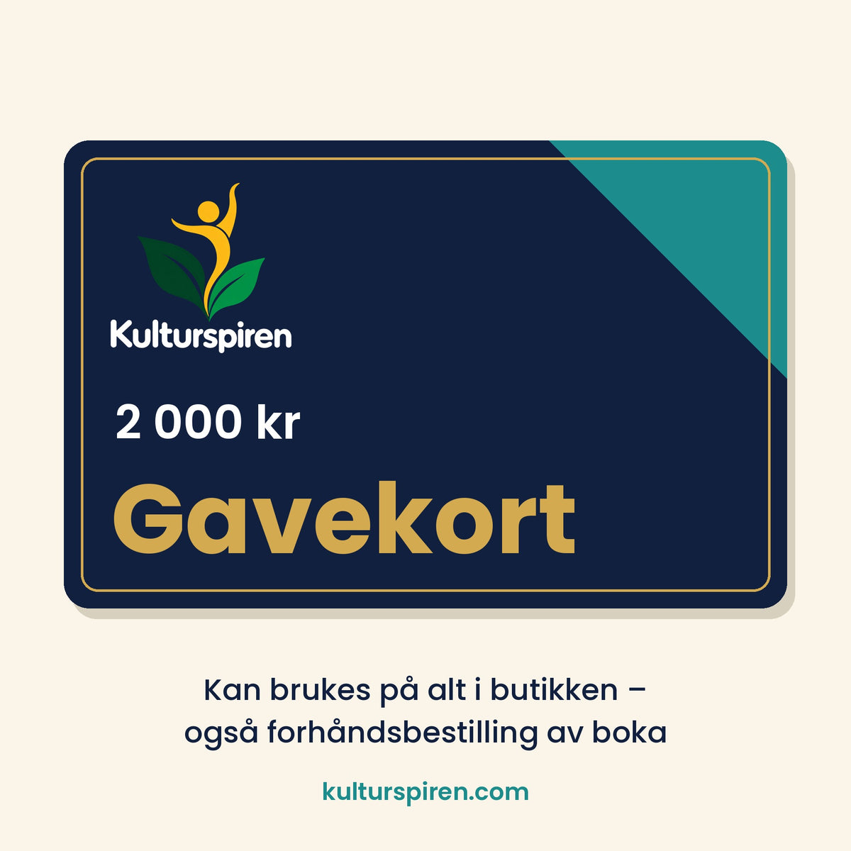 Gavekort fra Kulturspiren – 2 000 kr
