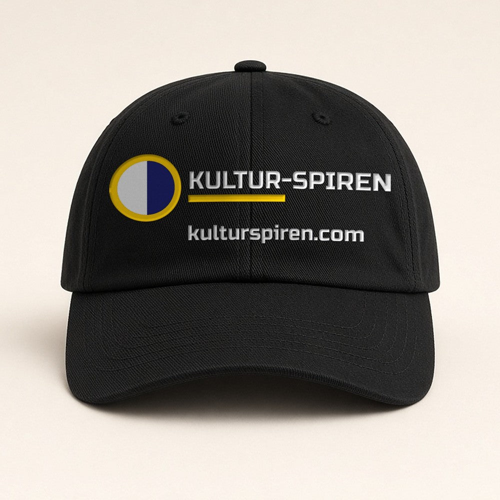 Kasket – Kulturspiren – kasket med KULTUR SPIREN-logo, version: Norsk