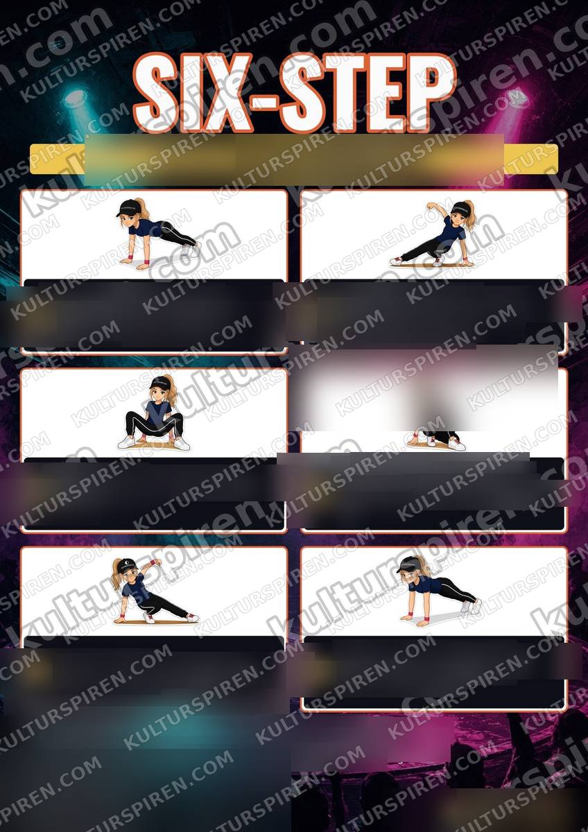 Juliste Pohjola – Six-step 50×70