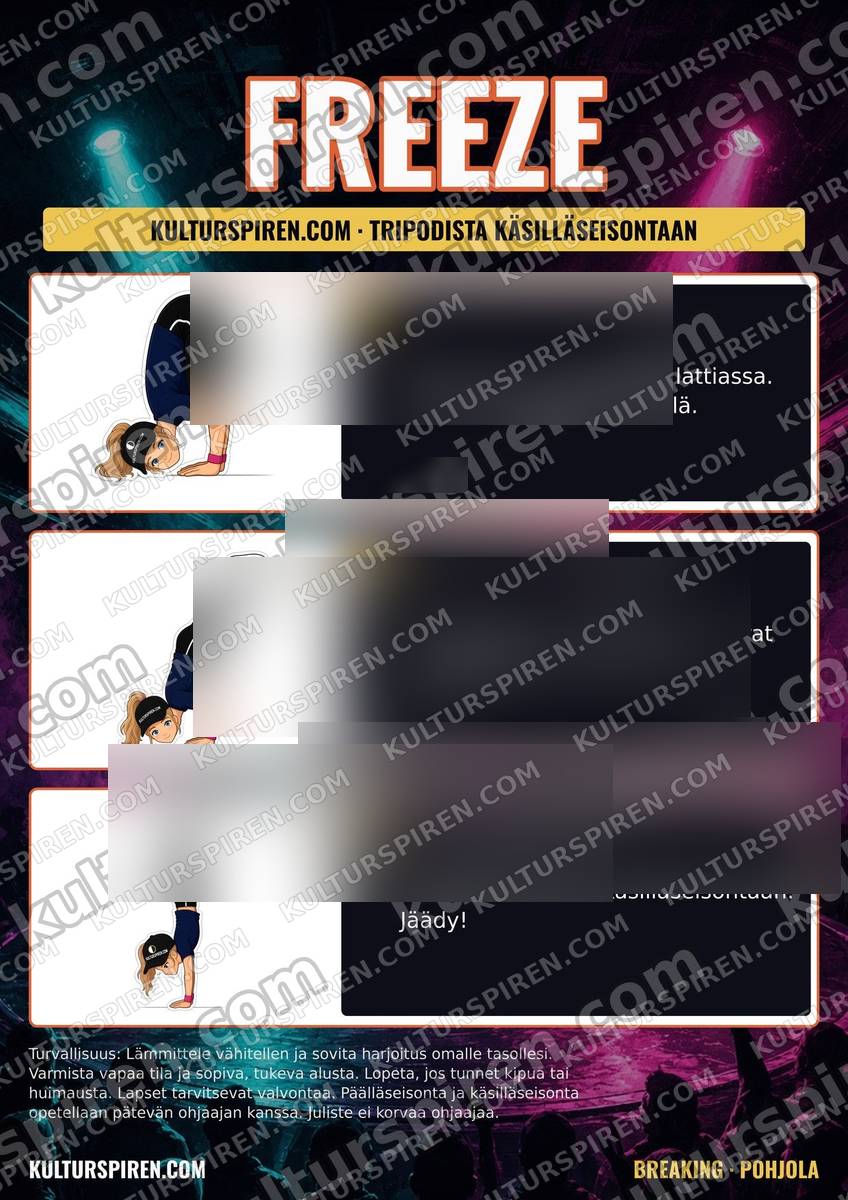 Plakat Norden freeze – Suomi