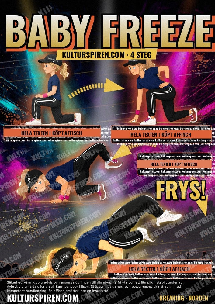 Plakat Norden baby – Svenska