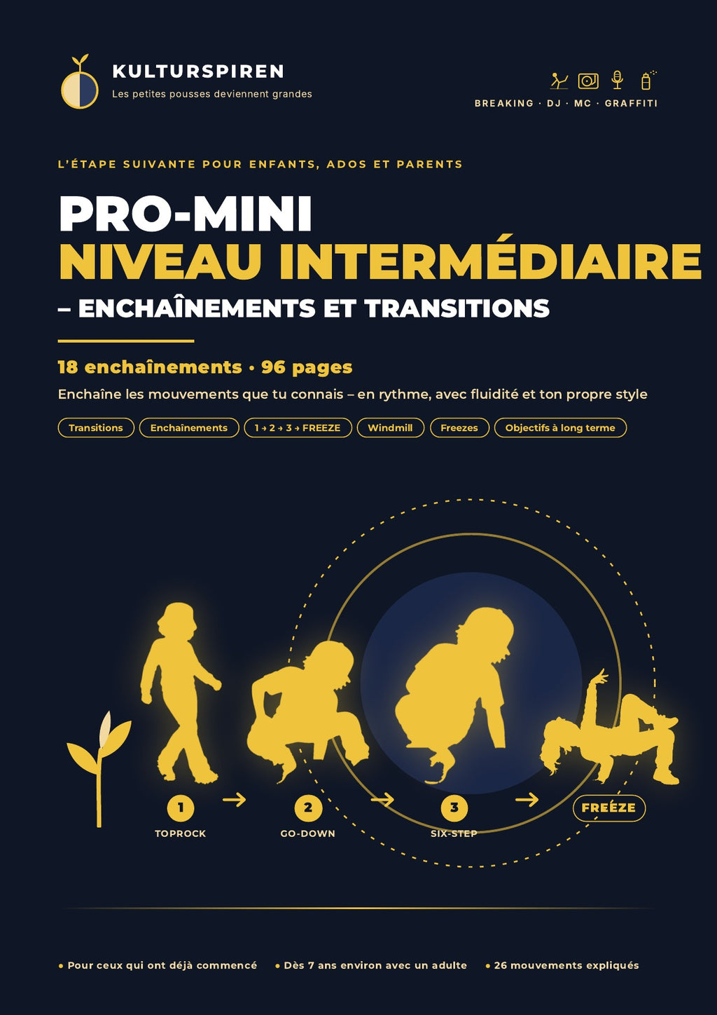 PRO-MINI for viderekommende – kombinasjoner og overganger: forside (fransk)