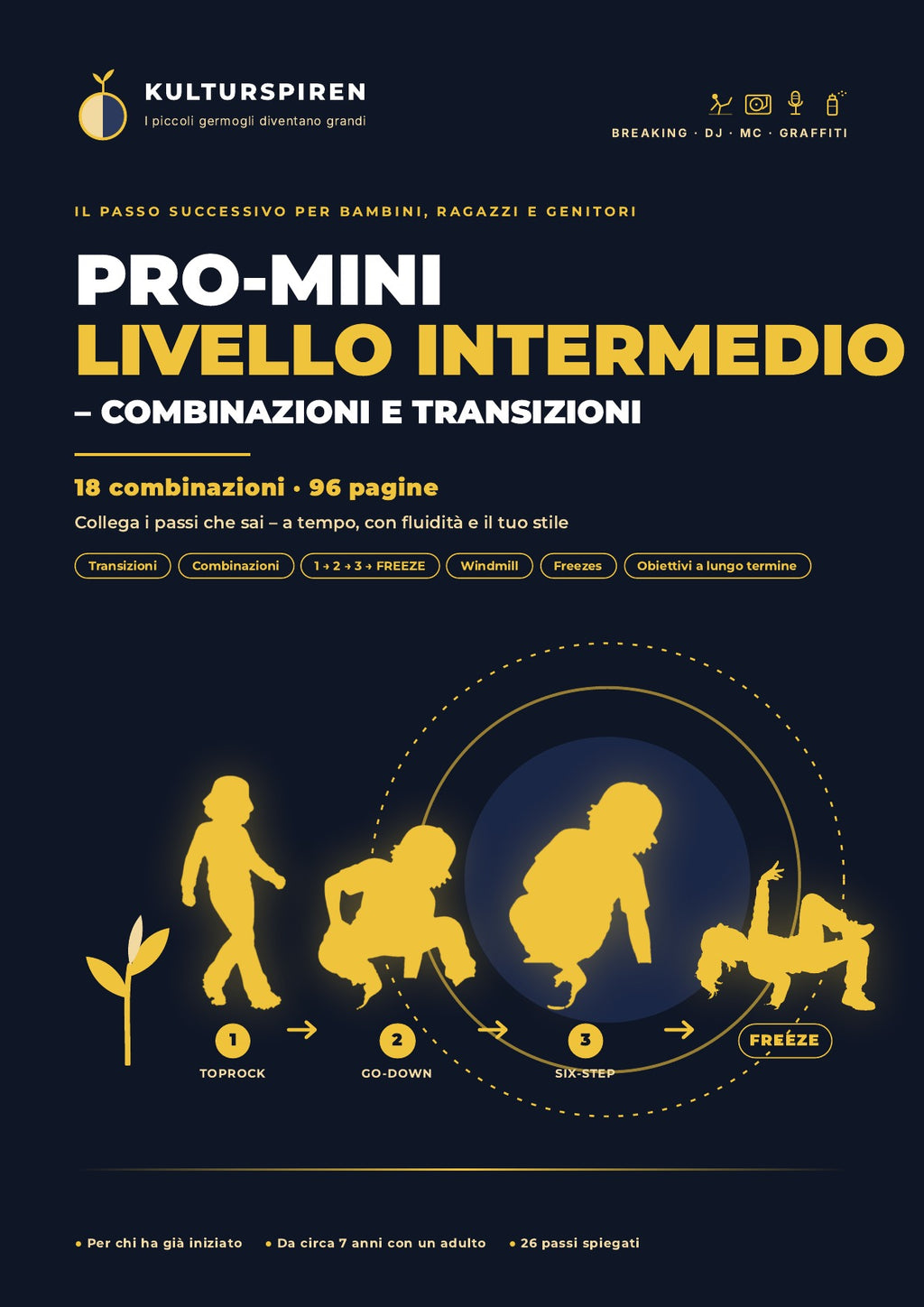 PRO-MINI for viderekommende – kombinasjoner og overganger: forside (italiensk)