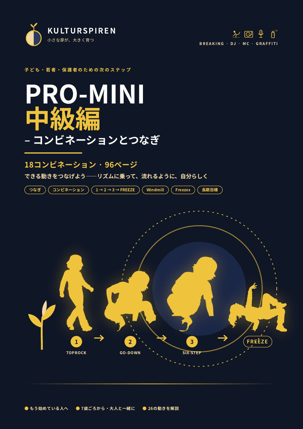 PRO-MINI for viderekommende – kombinasjoner og overganger: forside (japansk)